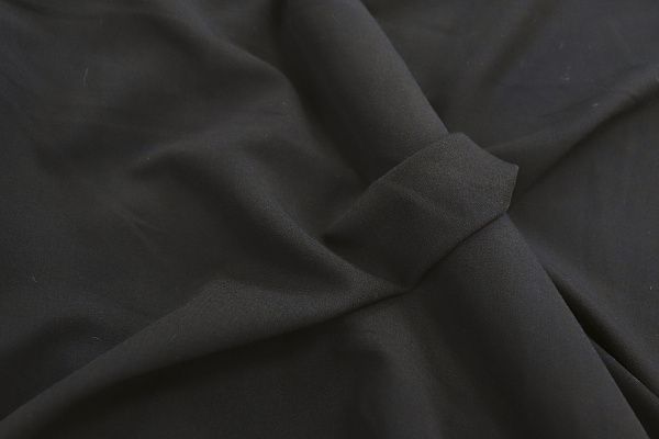 Костюмная ткань "Гальяно" стрейч/черный VT-10584/C#6