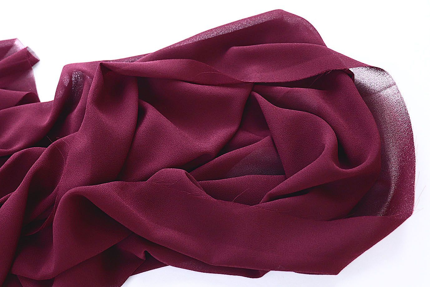 Шифон "Сахар"/бордовый DT-18007/C#6