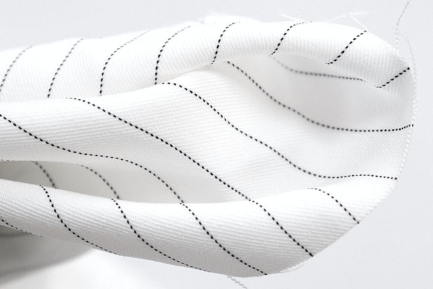 Костюмная ткань принт/полоска черная на белом 3965-PY/D#2/C#1 (12103)