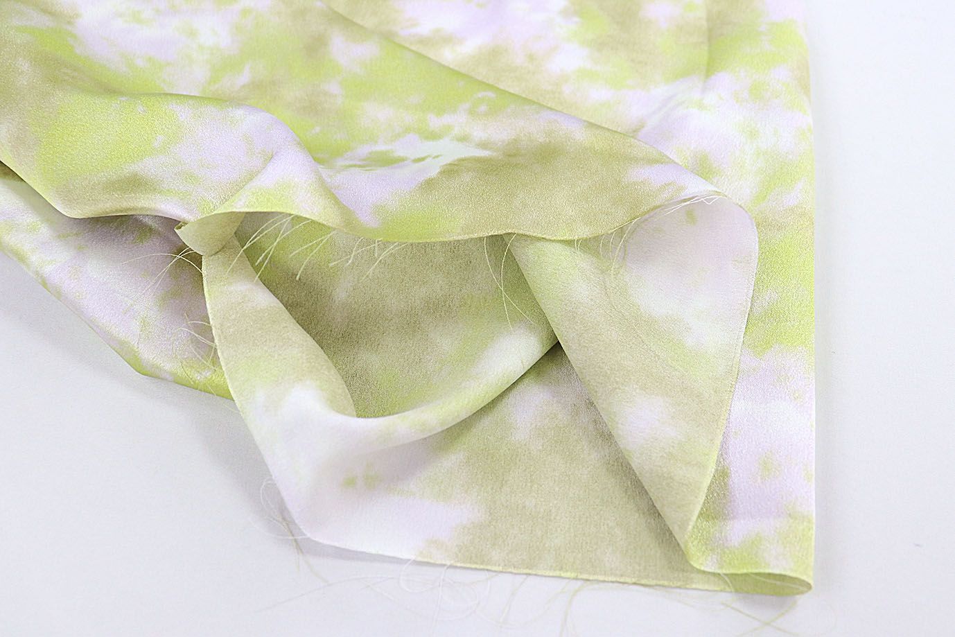 Блузочная ткань "Арина" креп принт/желто-белый 3614-PY/D#1/C#2