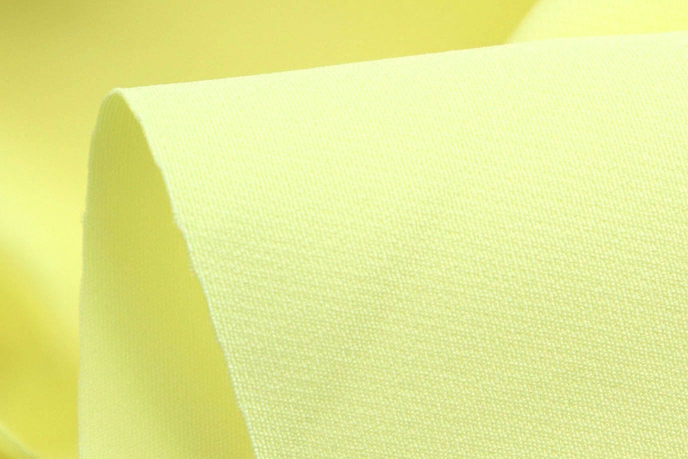 Костюмная ткань "Барби" стрейч/лимонный 4147-PY/C#3