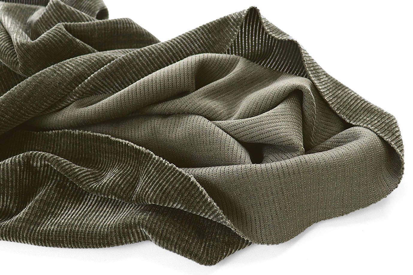 Трикотаж вельвет/зеленый 12122/D#1/C#5