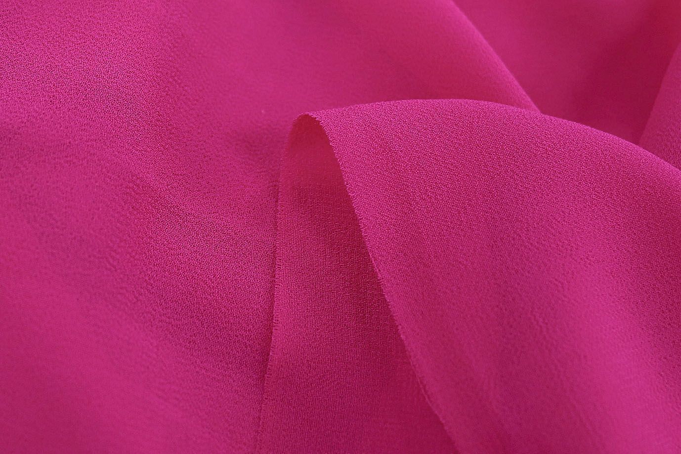 Шифон "Сахар" креп/фуксия SSR-832/C#6 (16974)