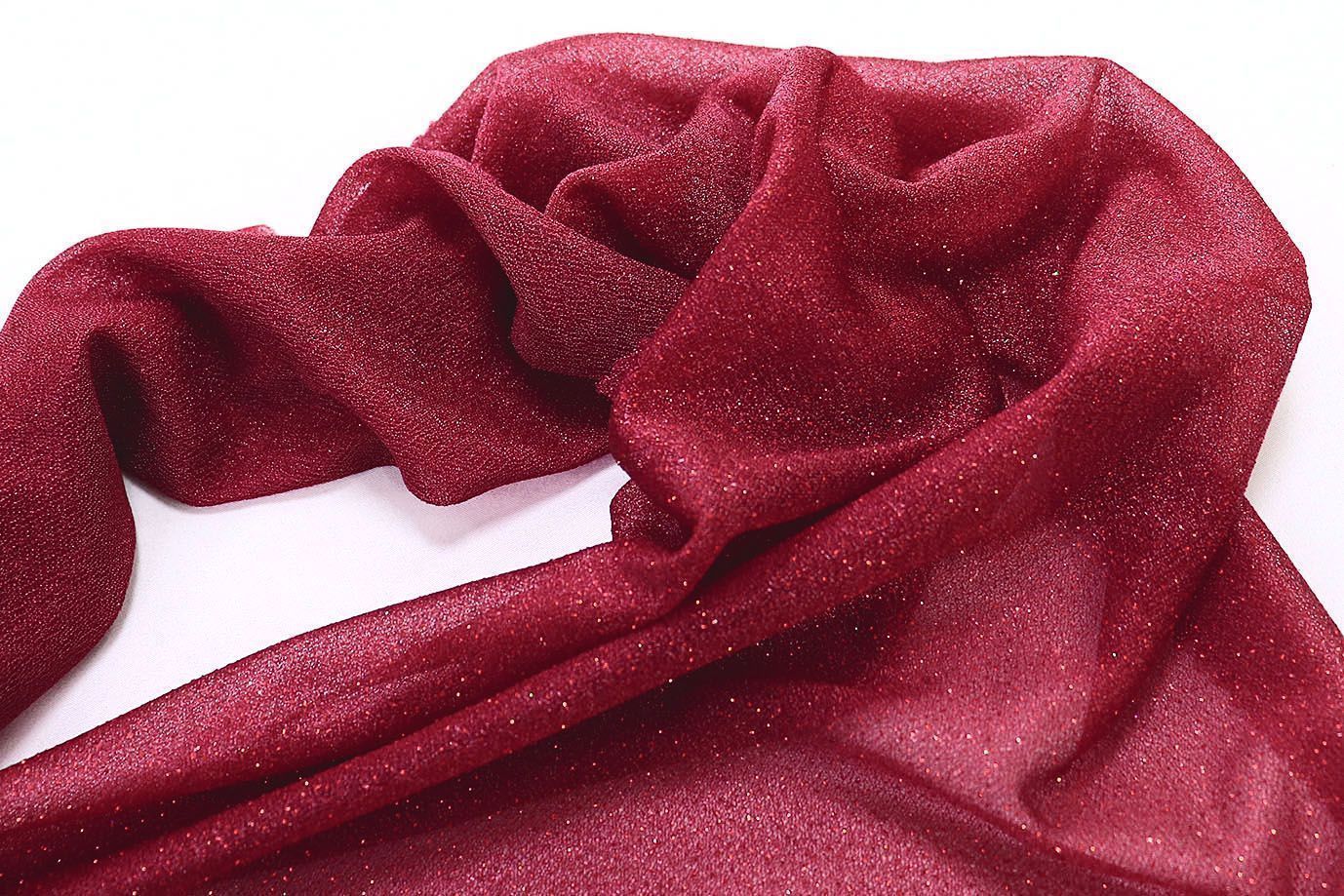 Сетка с люрексом/красный 2368-PY/C#9