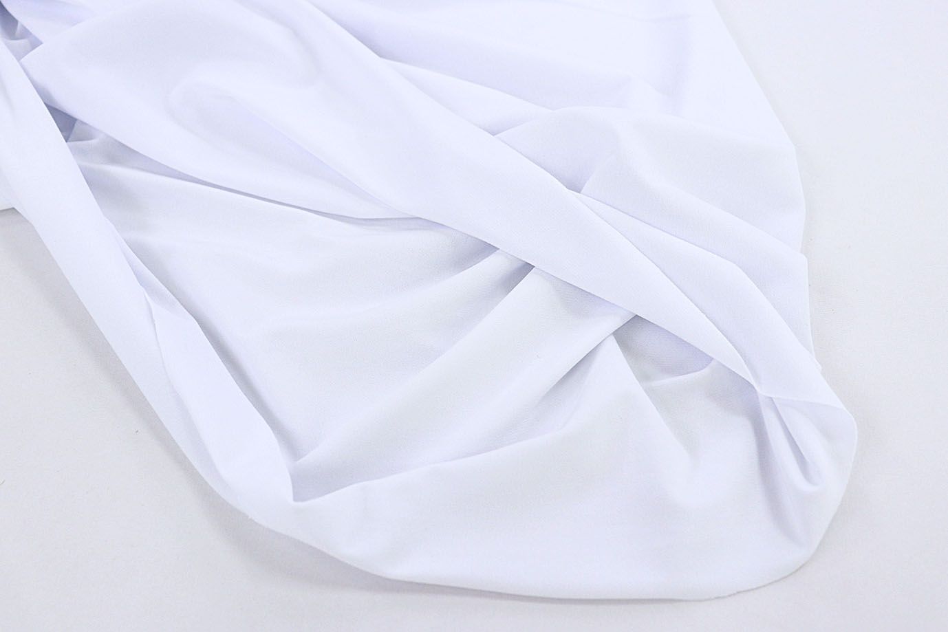 Трикотаж масло/белый SS-27903/C#1 White