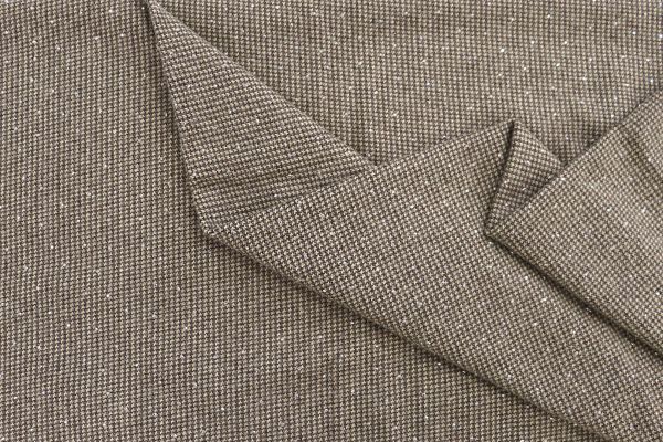 Пальтовая ткань со стразами/коричневый 3743-PY/D#1/C#3