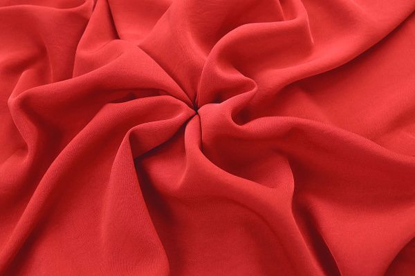 Блузочная ткань стрейч/красный 4158-PY/C#7