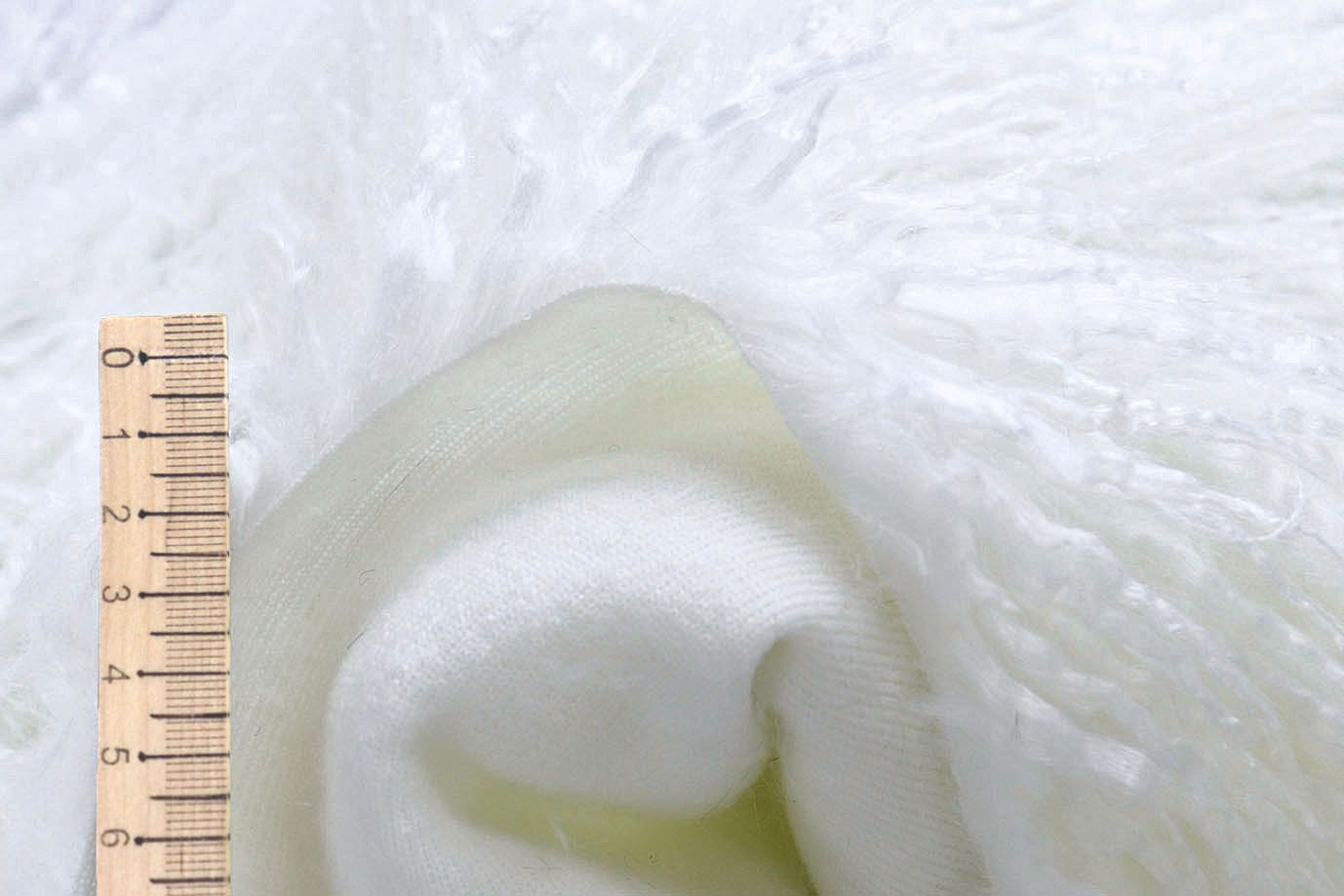 Искусственный мех "Лама"/белый AP50321/D#1048-101916/C#4