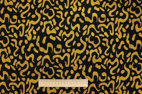 Трикотаж "Модал" принт/желто-черный 3561-PY/D#12/C#1