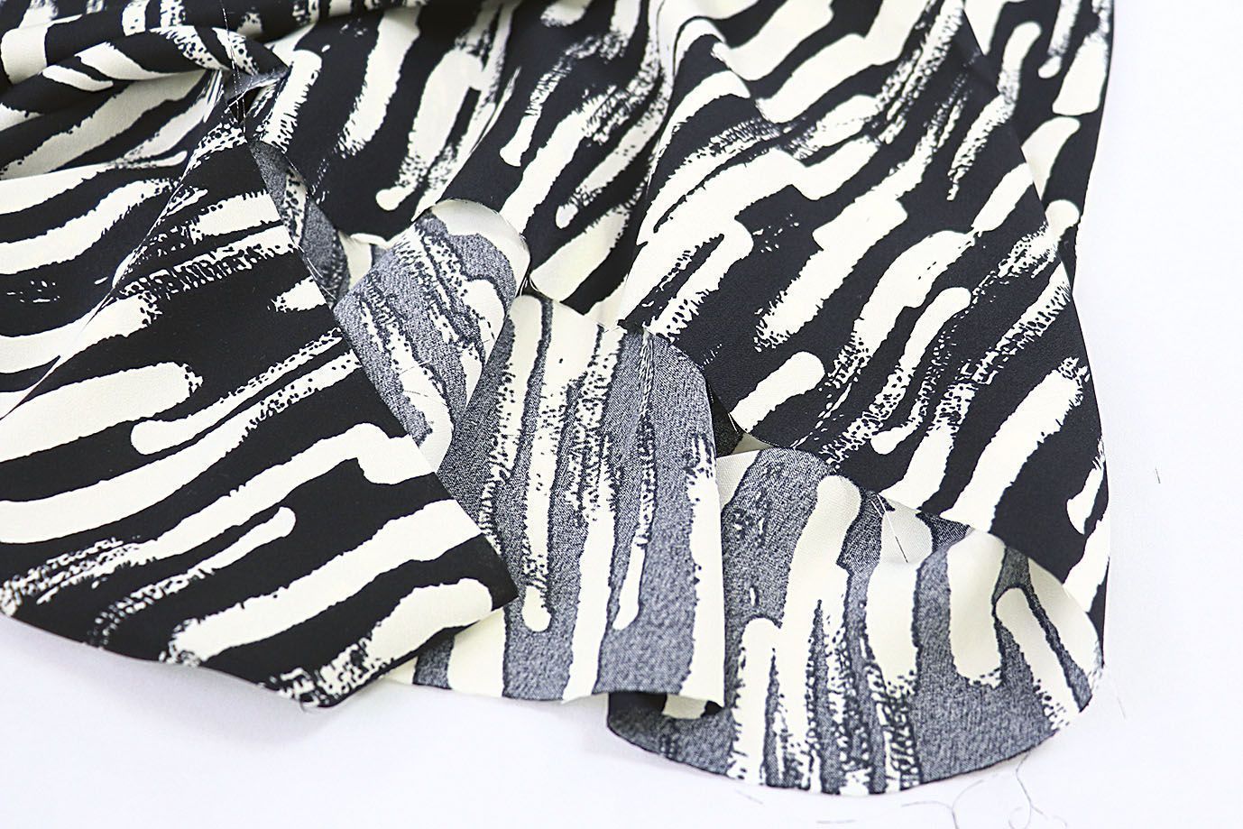 Сатин "Виктория" принт/черно-белый 3610-PY/D#4/C#2