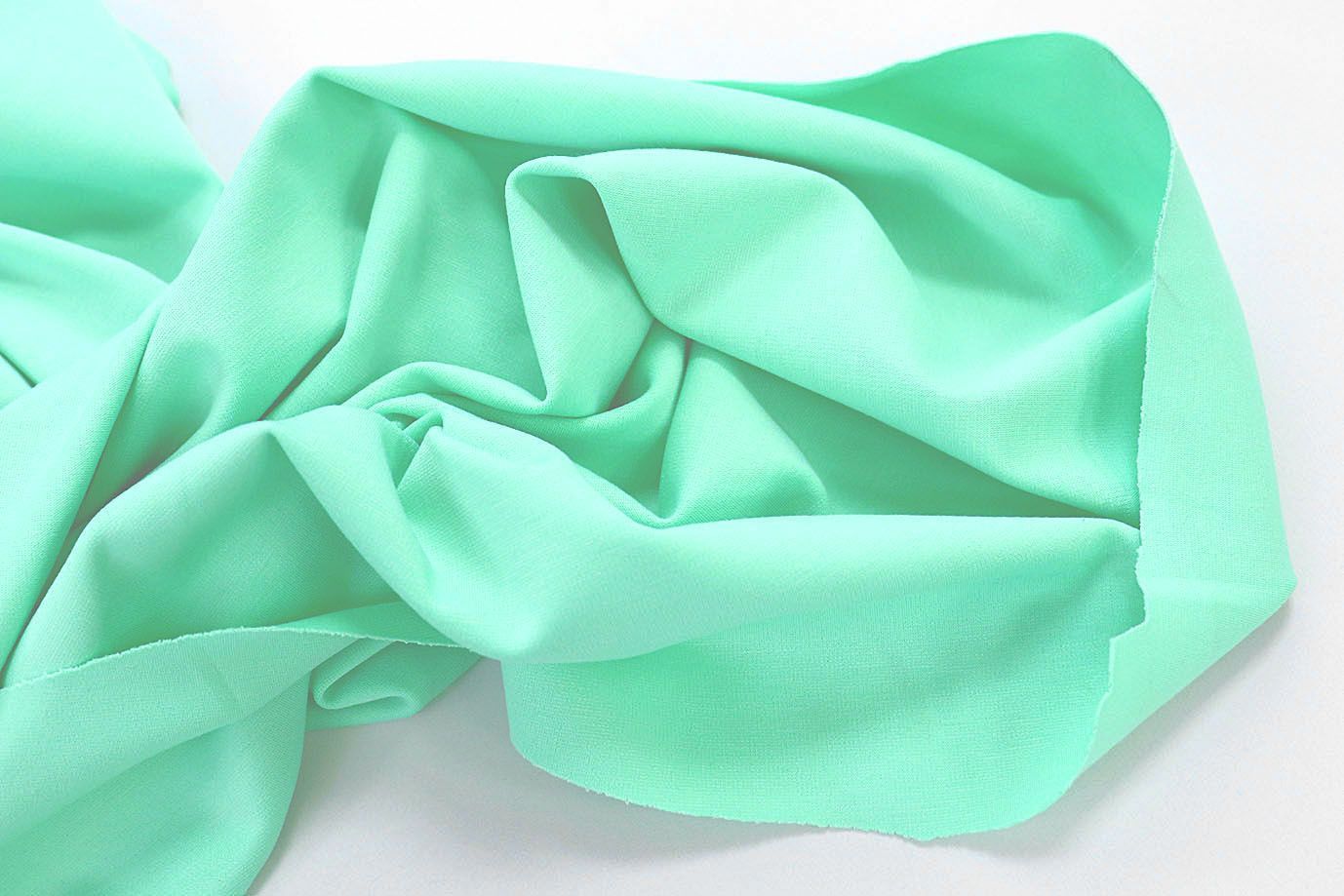 Трикотаж "Джерси" стрейч/бирюзовый 4451/C#18