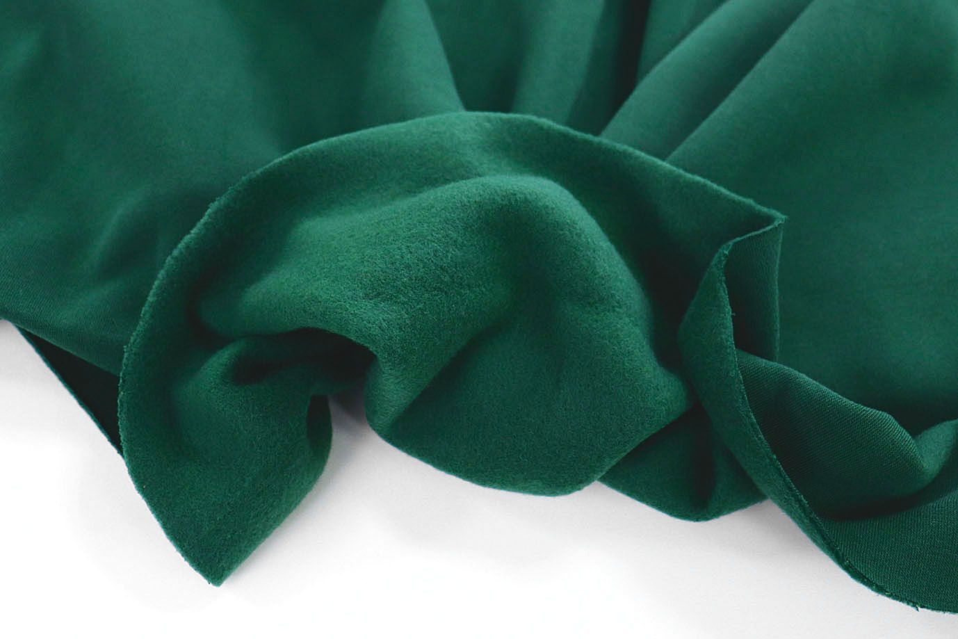 Трикотаж футер с начесом/изумрудный 3528-PY/C#8