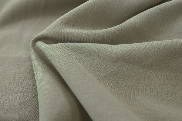 Трикотаж футер 3х нитка с начесом/хаки 0363/D#начес/C#хаки 17-0613TPX