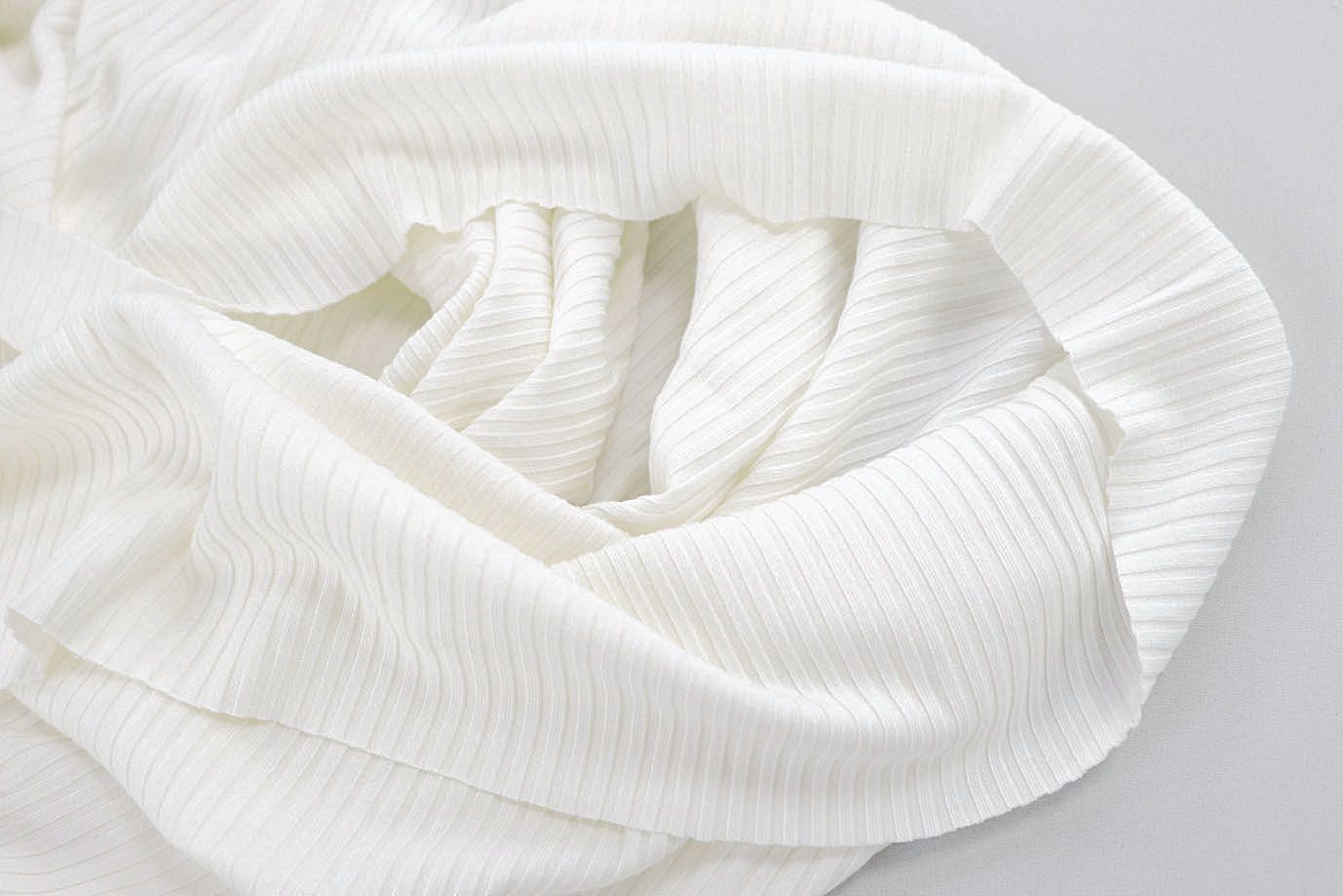 Трикотаж "Лапша"/молочный 3757-PY/C#1