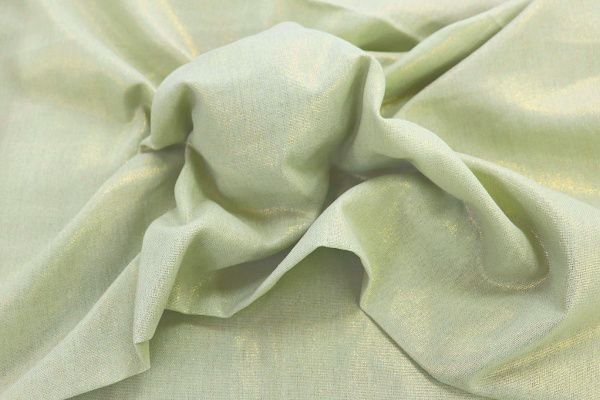 Лен с люрексом/фисташковый 3799-PY/C#7