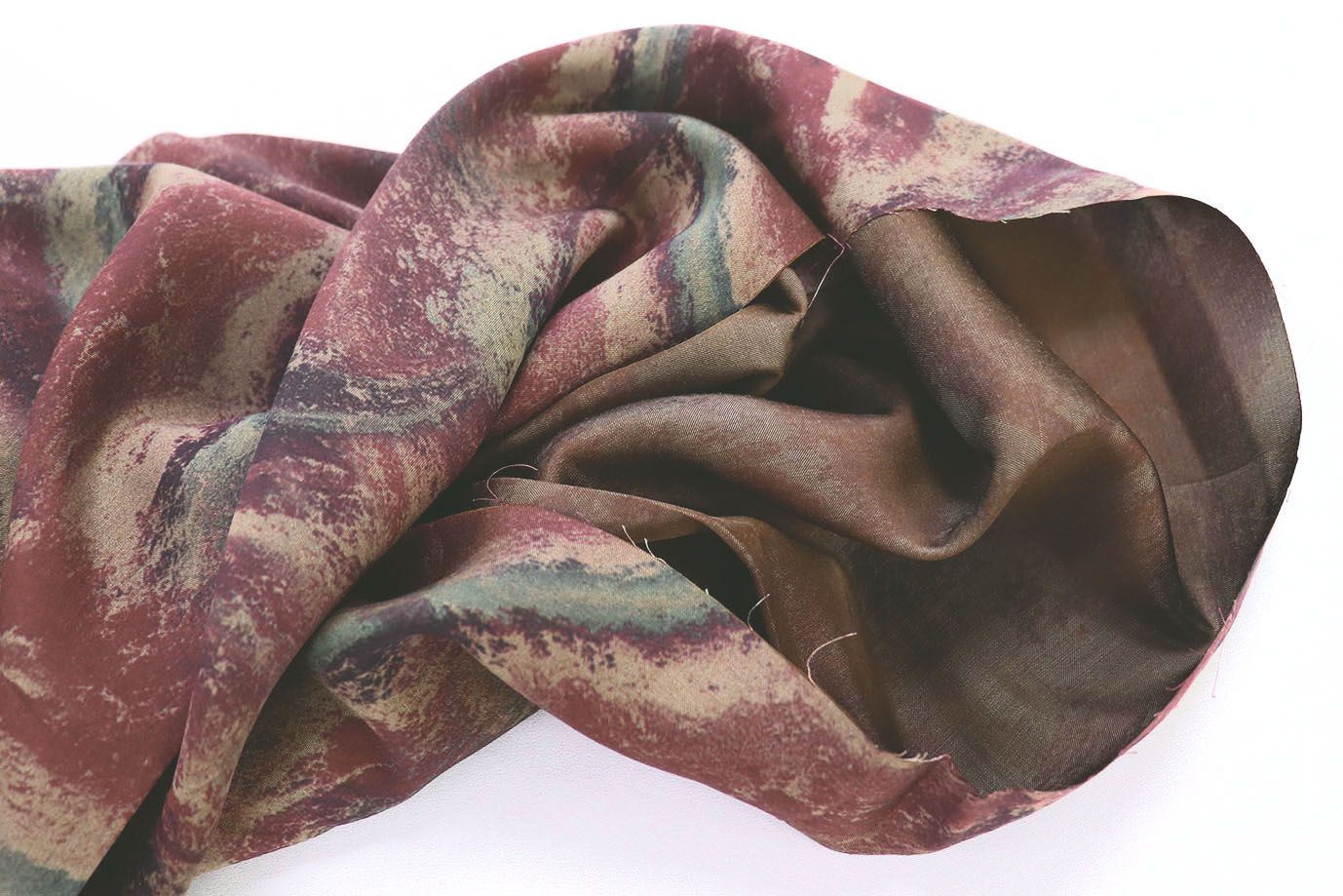 Сатин "Морокко" принт/фиолетово-бирюзовый на бежевом 3888-PY/D#6/C#3