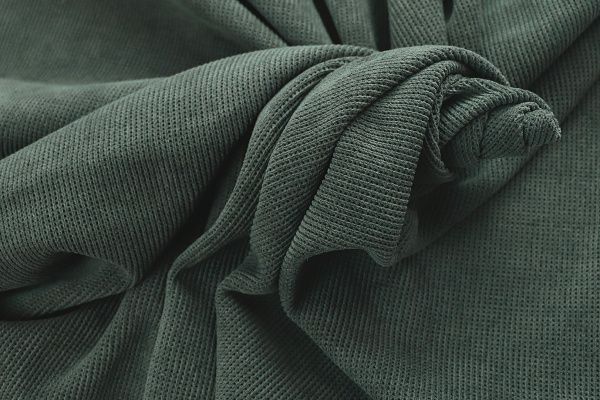 Трикотаж вельвет/зеленый 3974-PY/C#4