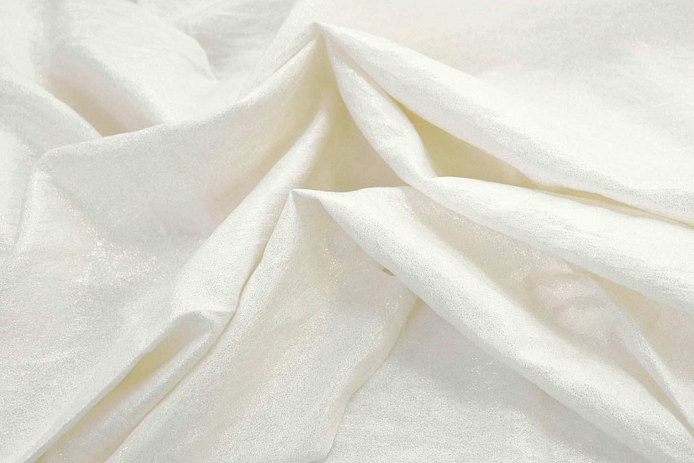 Лен БОХО металлик/молочный 3792-PY/C#Creme