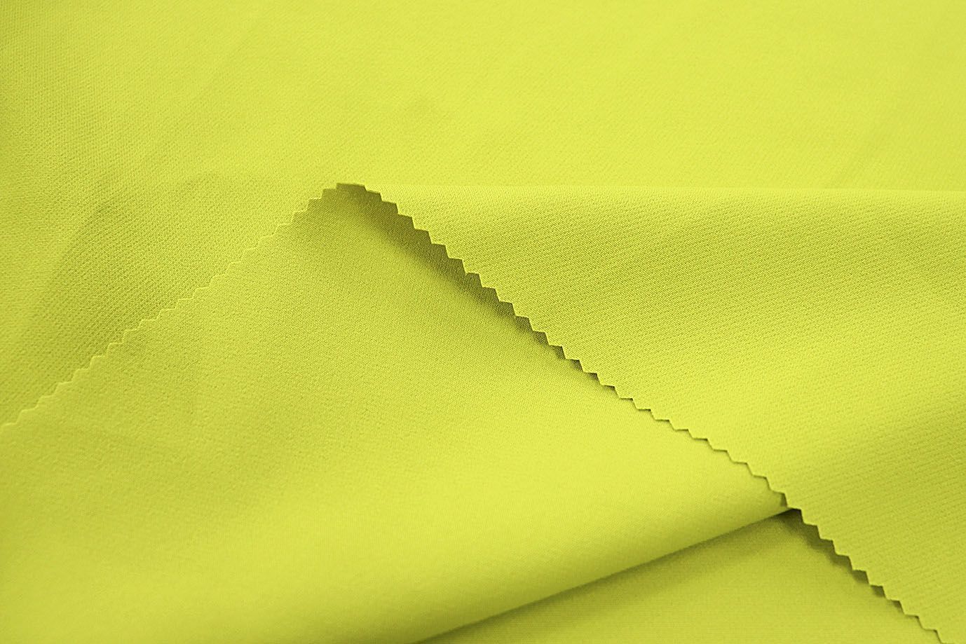 Костюмная ткань "Барби"/зелено-желтый 3400-PY/C#13
