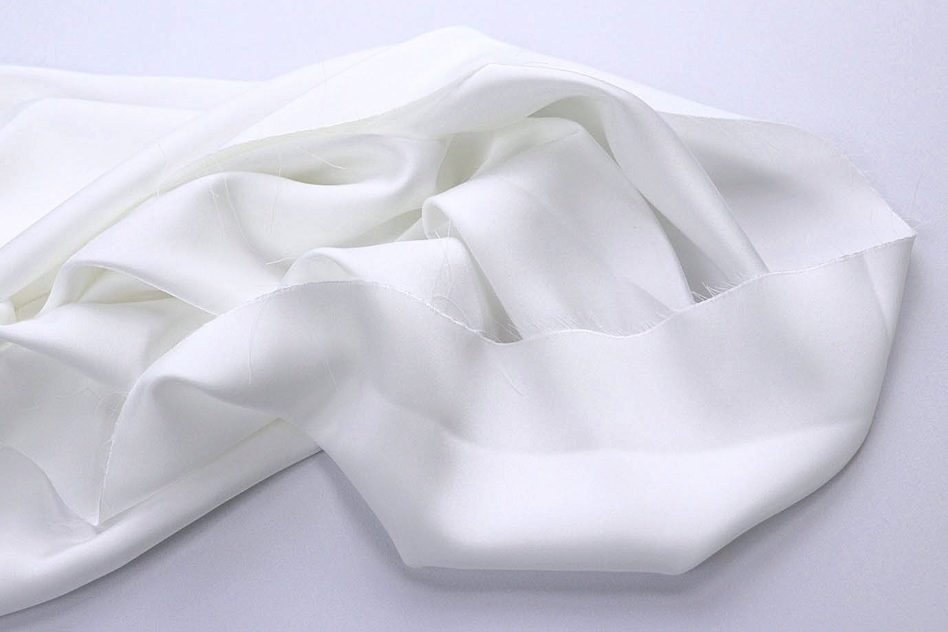 Шелк "Армани" двусторонний/молочный 1468-PY/C#2