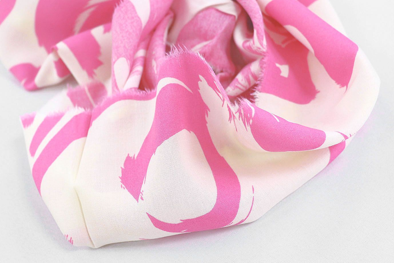 Штапель принт/розово-молочный 1374-PY/D#17/C#4