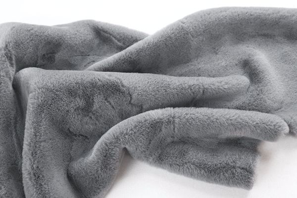 Искусственный мех "Кролик"/темно-серый AP50320C/D#3062207/C#501