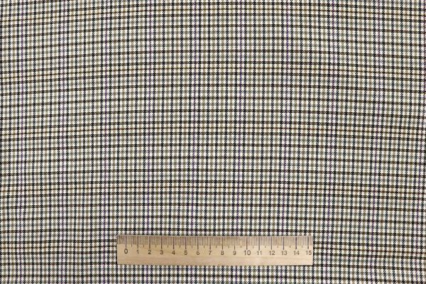 Костюмная ткань принт/клетка черно-белая 2581-PY/D#19/C#1