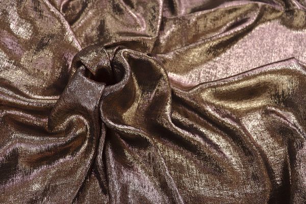 Атлас "Шиммер" мраморный/коричневый 3838-PY/C#3