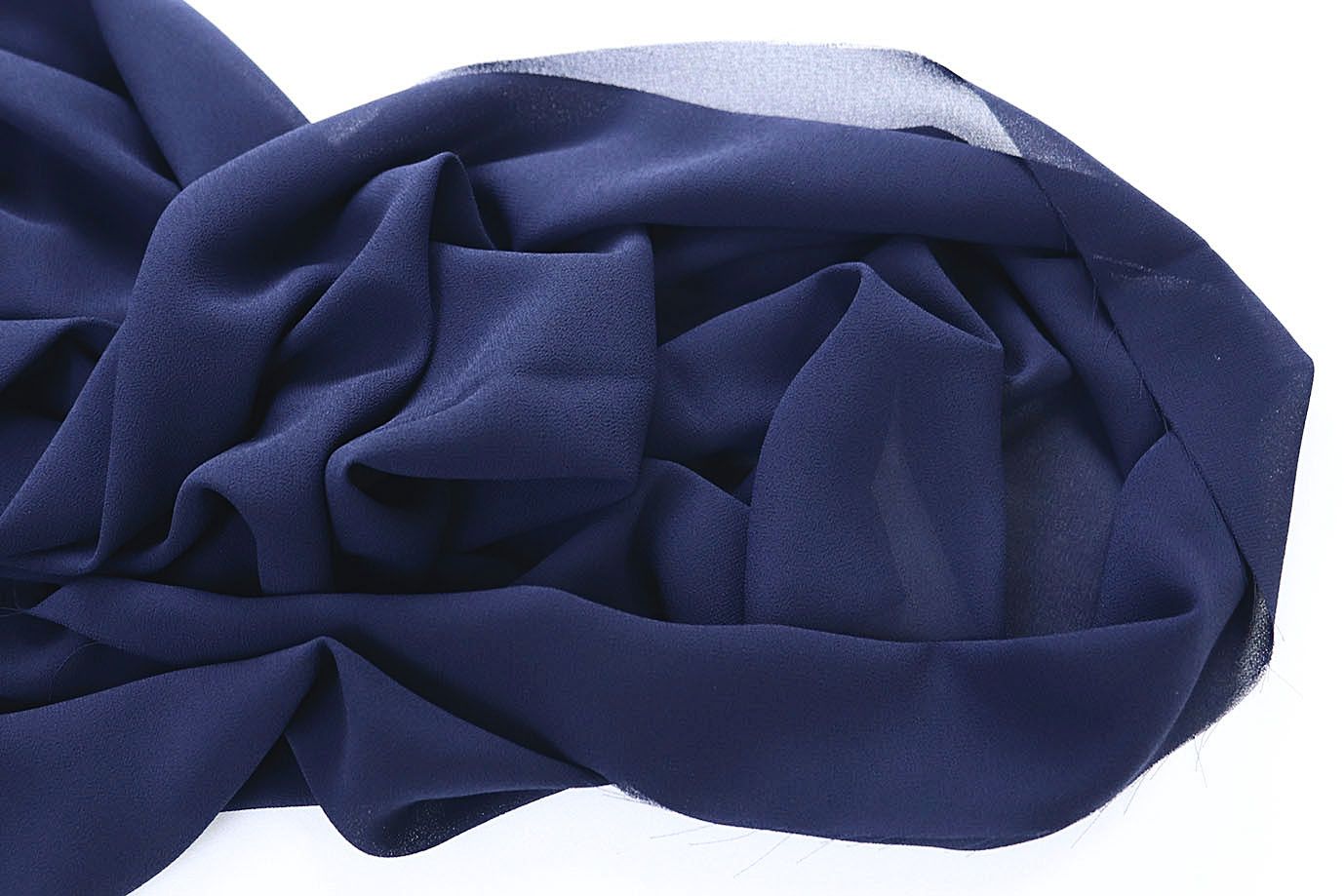 Шифон "Сахар"/темно-синий DT-18007/C#9