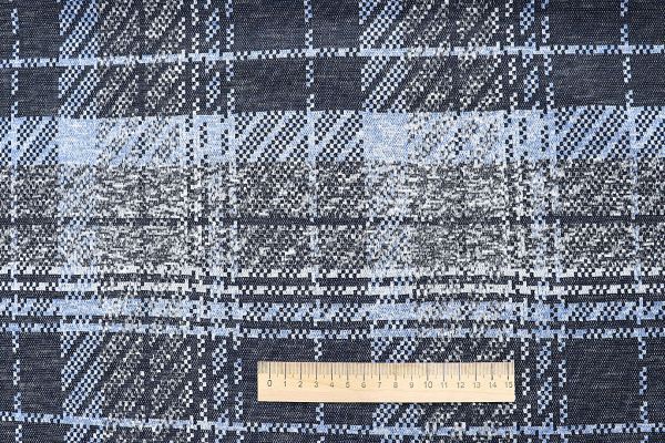 Трикотаж жаккард принт/серо-голубой 3257-22-PY/D#9/C#1