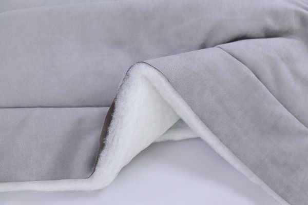 Ткань простеганная "Полоска"/светло-серый 1376-PY/7+CC300