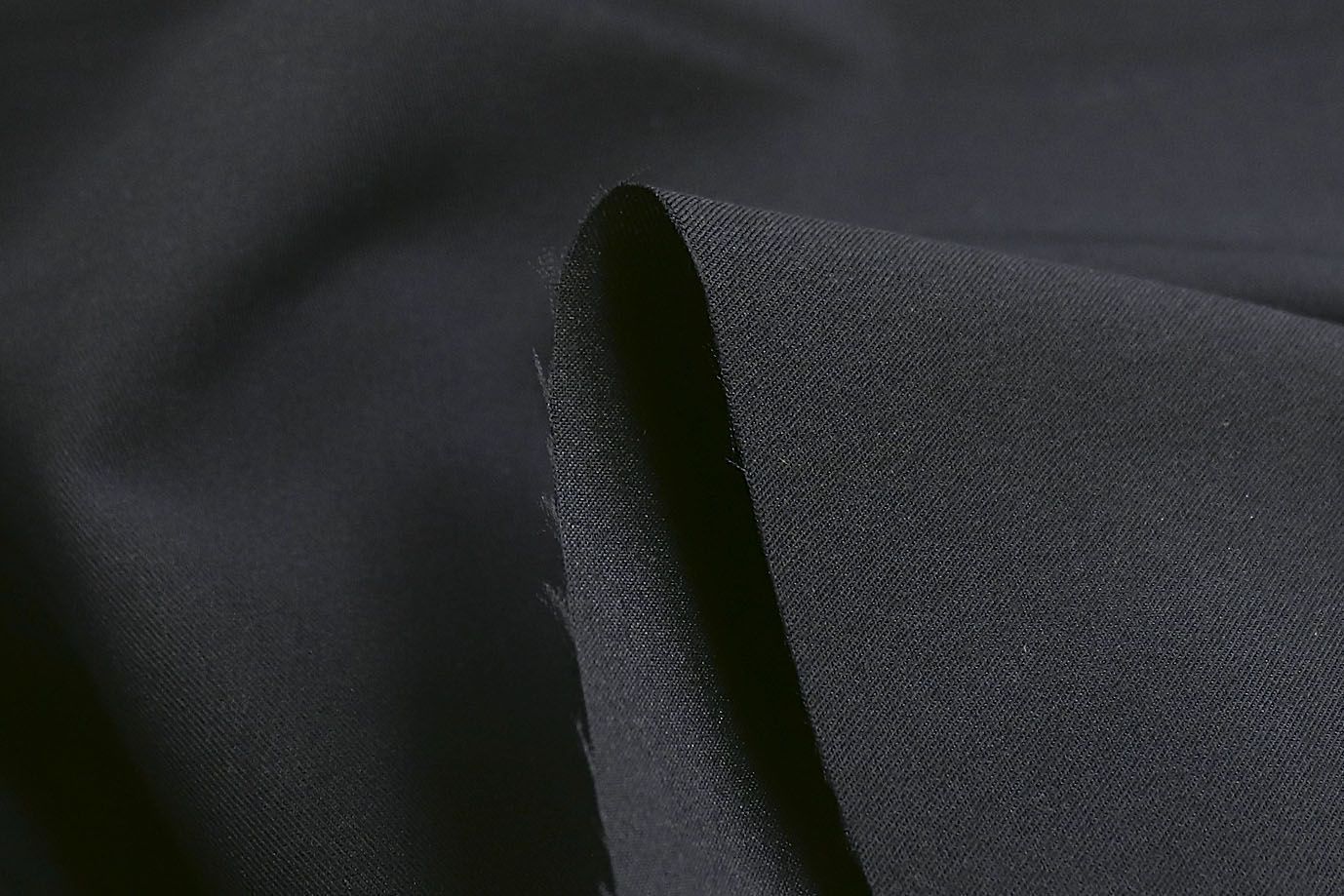 Костюмная ткань "Лиза"/черный 12171/C#2