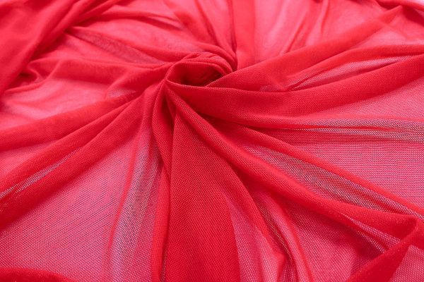 Сетка стрейч/красный 2271-PY/C#5