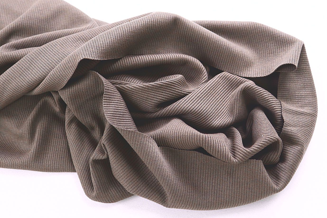 Трикотаж "Рибана"/коричневый 4019-PY/C#2