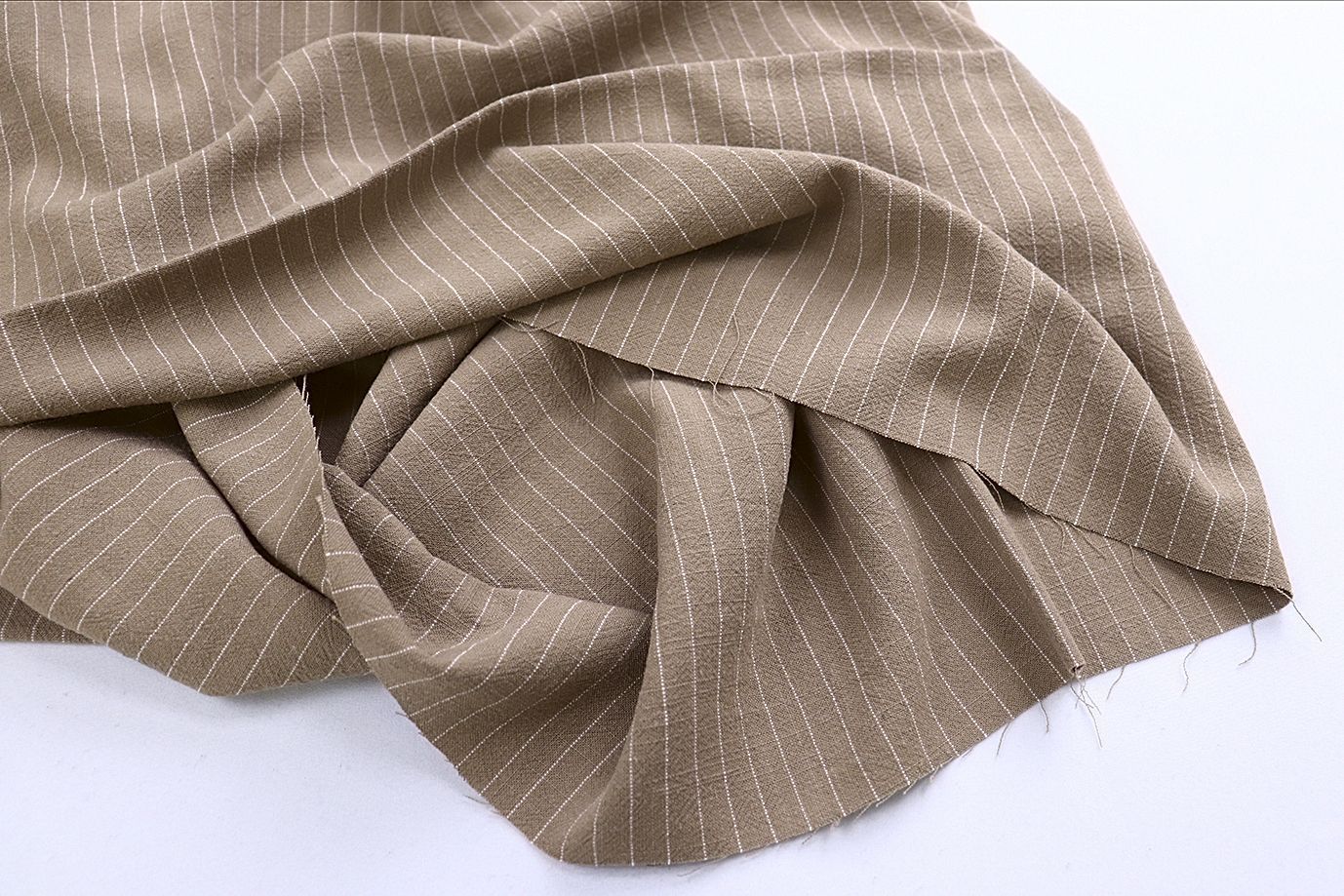 Лен принт/полоска белая на бежевом 4155-PY/D#1/C#3