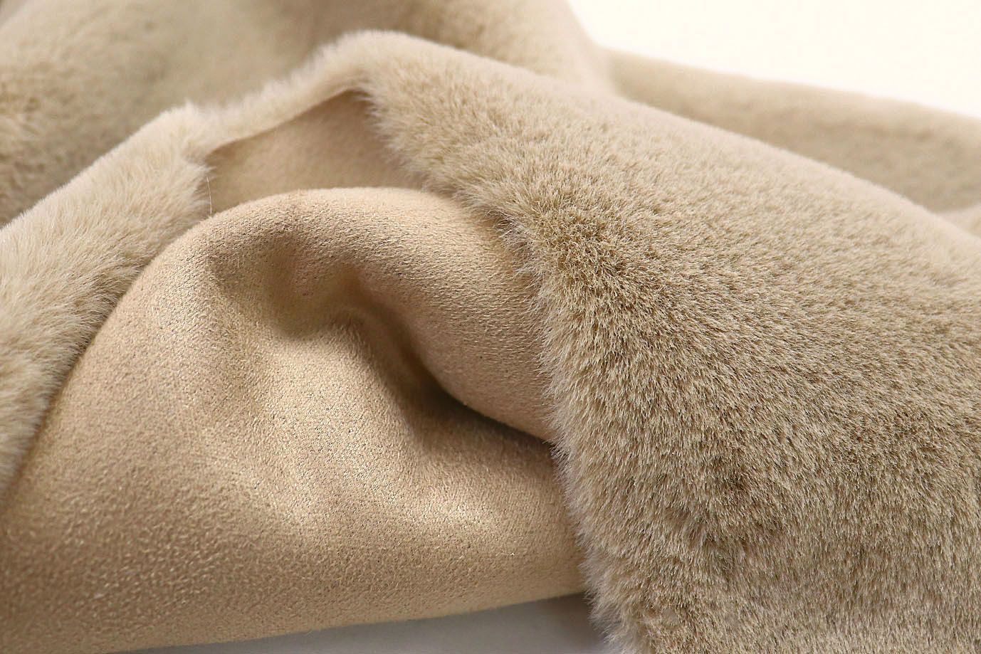 Дубляж мех "Кролик"/бежевый AP220524030Z/D#3062202/C#6