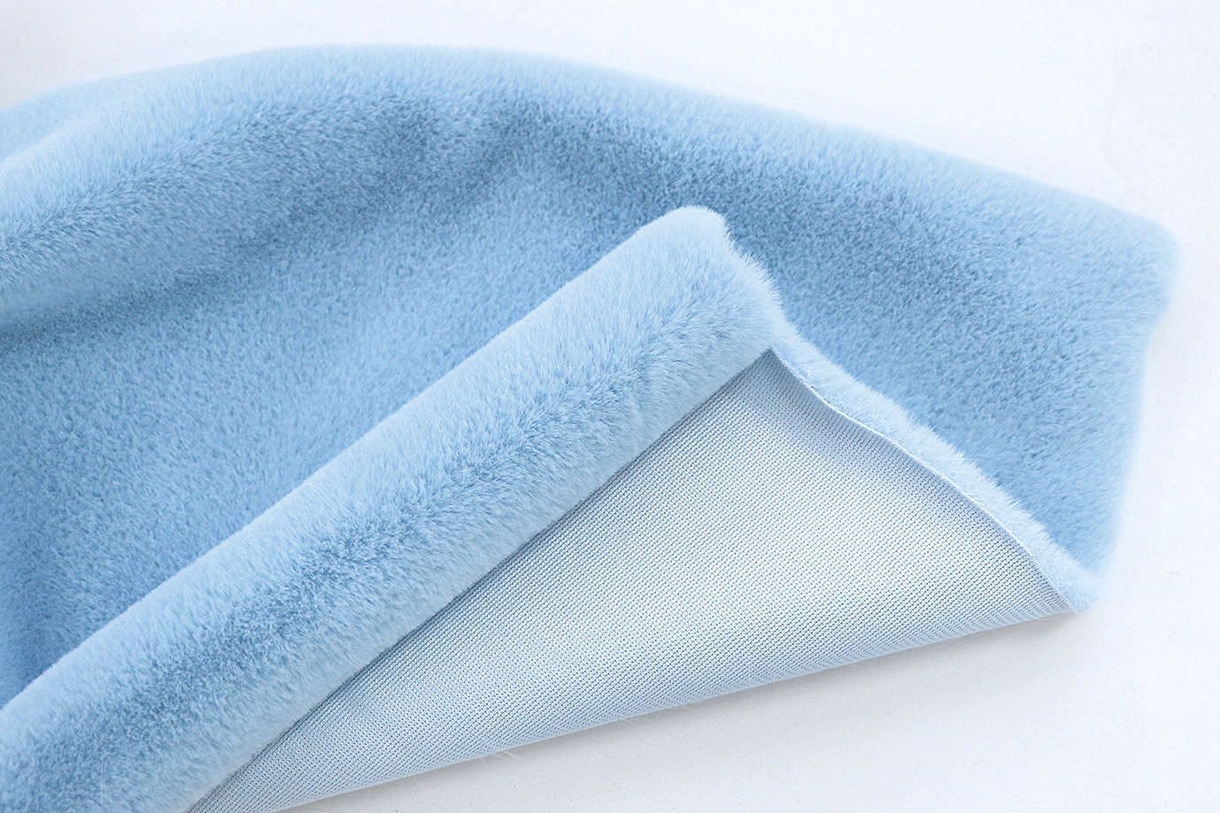 Искусственный мех "Кролик"/голубой AP231206140+EL/D#3062207/C#2308