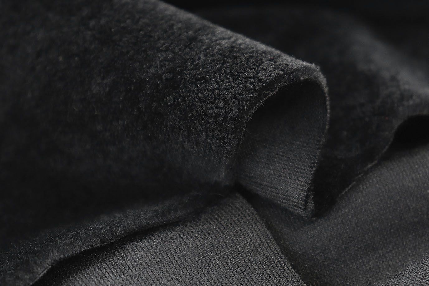 Искусственный мех "Вельбо"/черный 30600070/C#629