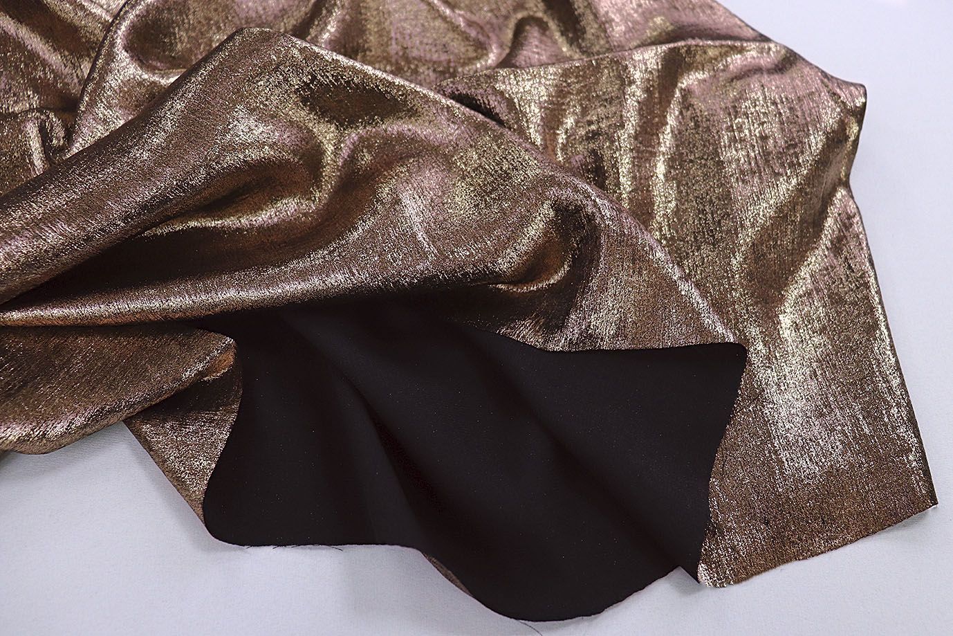 Атлас "Шиммер" мраморный/коричневый 3838-PY/C#3