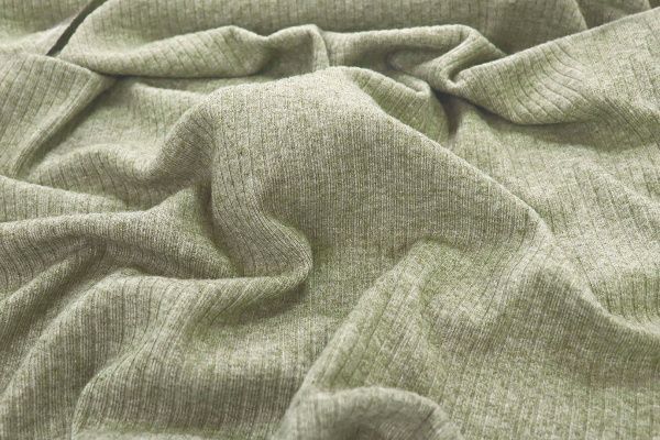 Трикотаж "Рибана"/бледно-хаки 3027-21/C#7