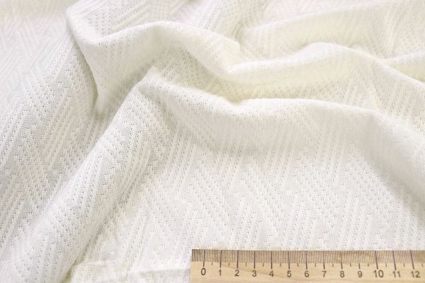 Трикотаж жаккард/молочный 3760-PY/D#2/C#1