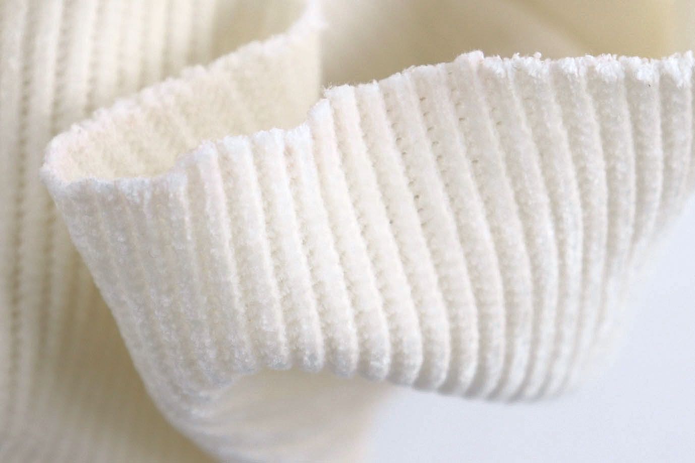 Трикотаж вельвет/кремовый 12122/D#1/C#1