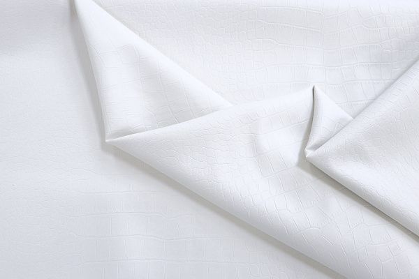 Кожа "Питон" принт/молочный VT-11607/C#1