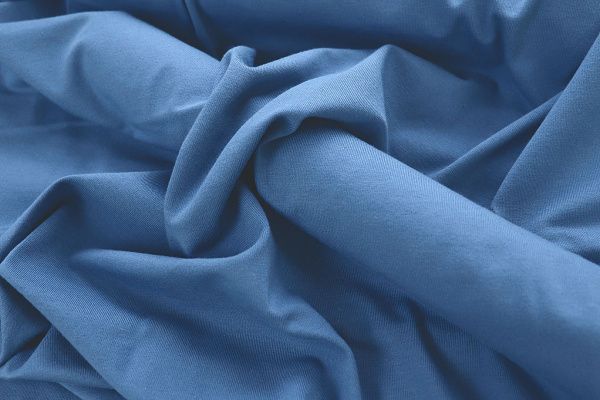 Трикотаж "Кулирка"/синий 1028/C#синий 17-4015TPX