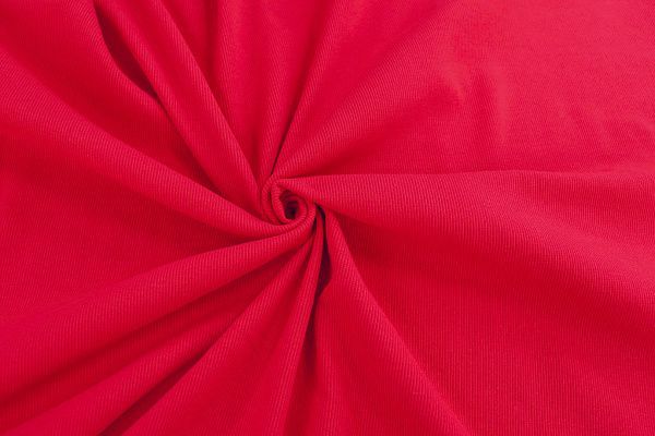 Трикотаж "Рибана"/красный 0231/C#красный 18-1655TPX