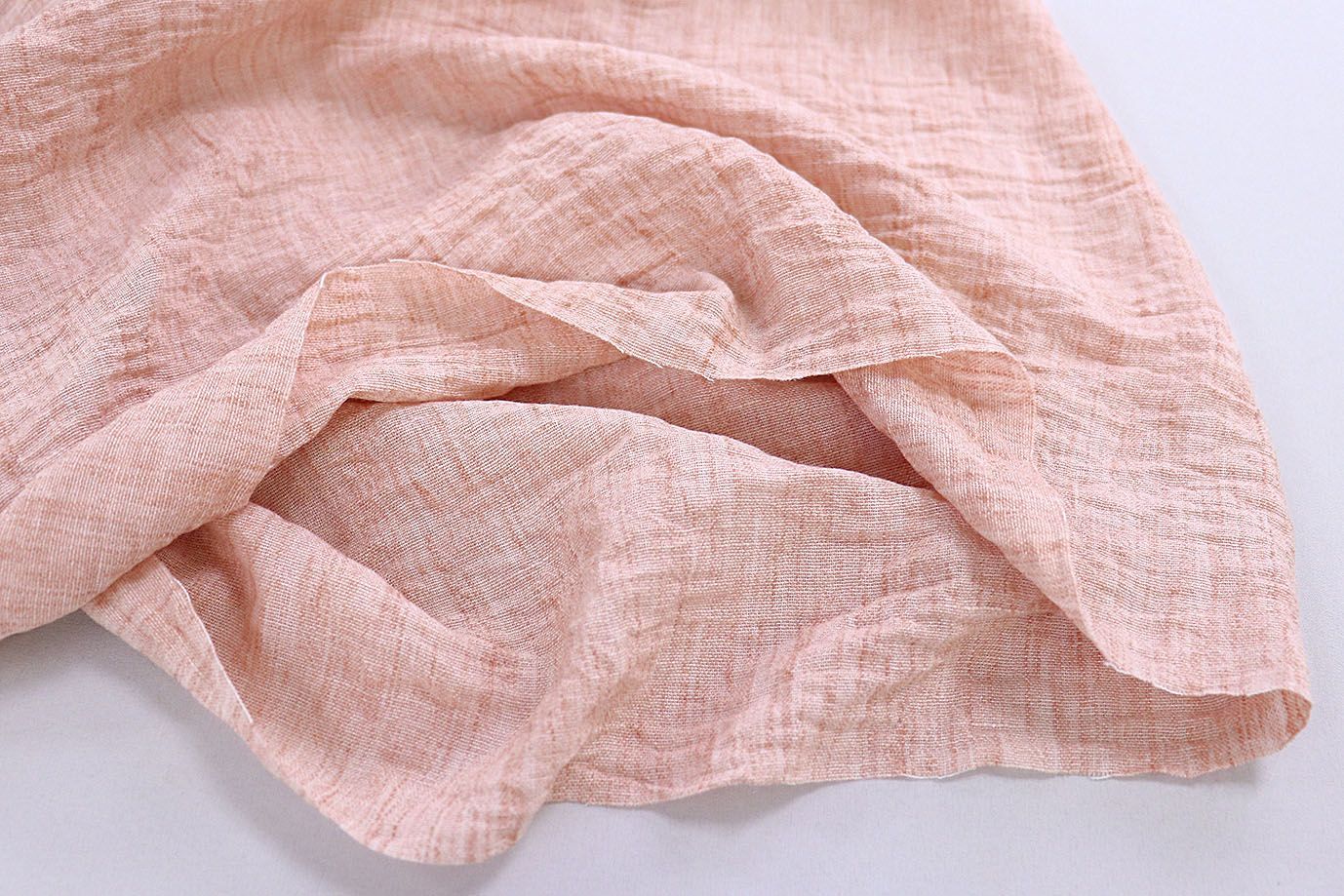 Лен меланж/персиковый 3886-PY/C#7