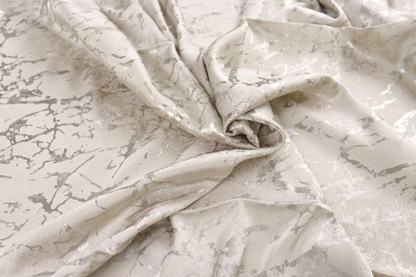 Сатин "Пандора" жаккард c напылением/серо-бежевый 4027-PY/D#1/C#3