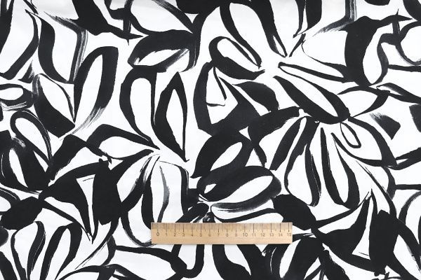 Хлопок "Поплин" принт/черно-белый 3848-PY/D#4/C#3