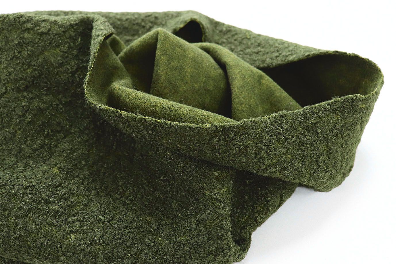 Пальтовая ткань "Барашек"/болотный DT-15972/C#10