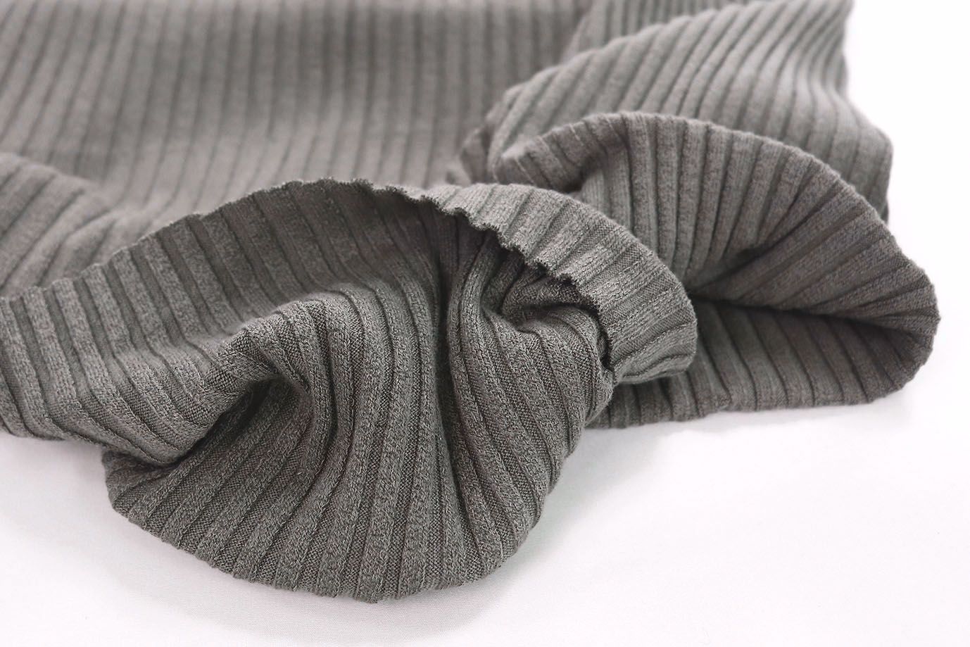 Трикотаж "Рибана"/черно-коричневый VT-10289/C#2